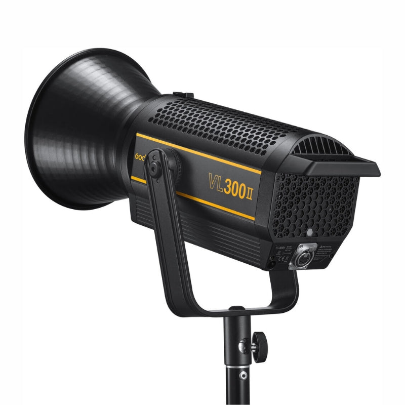 GODOX VL200II VL300II 200W / 300W Wireless LED Video Light with Godox Light App Support, 8 FX Effects, Ultra-Silent Cooling Fan & 360 Degree Rotatable Bracket for Photography & Studio Lighting (Version 2)