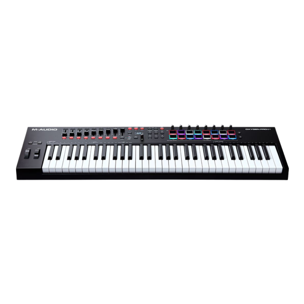 M-Audio Oxygen Pro 61 61-key USB powered MIDI controller with Smart Controls and Auto-mapping