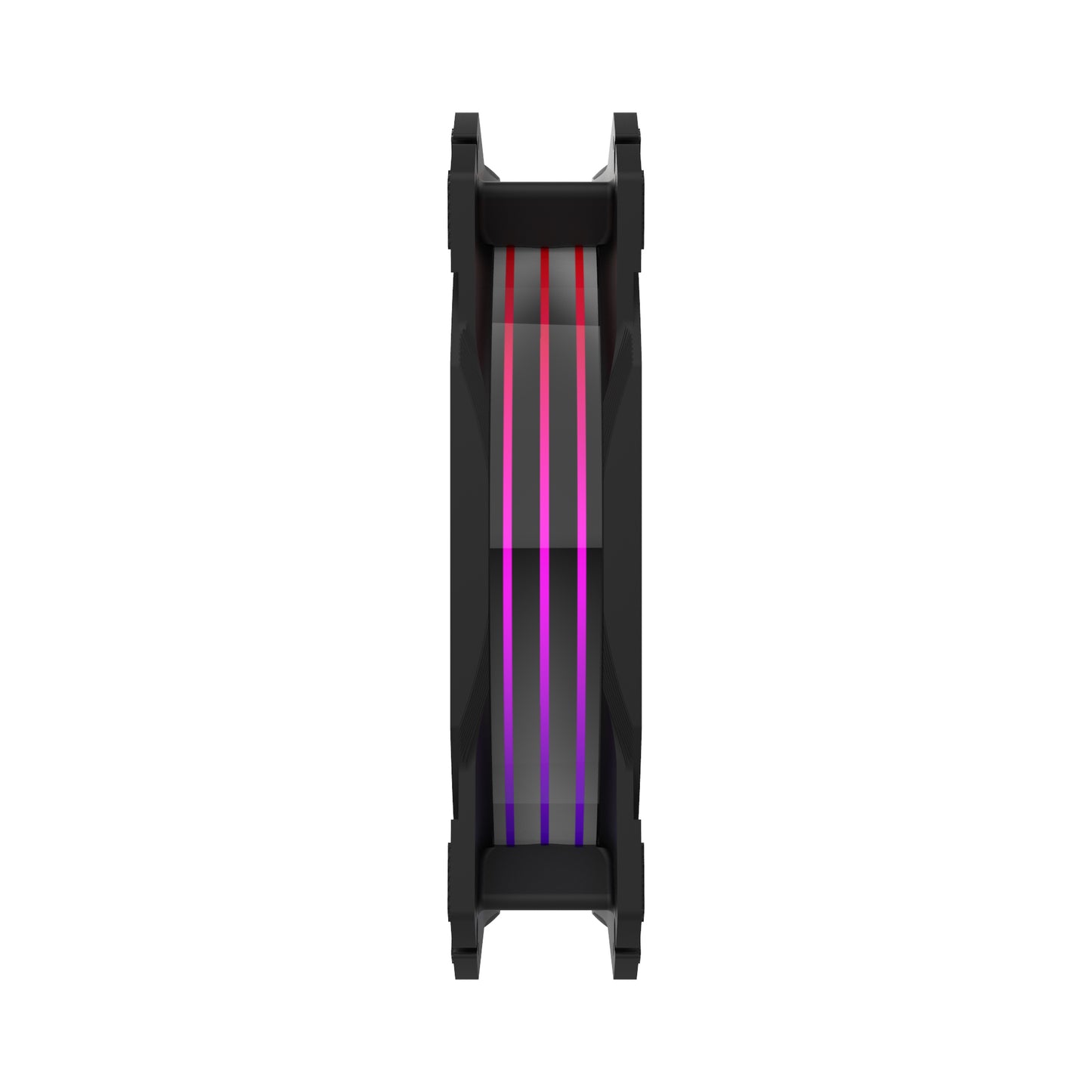 Alseye MAX 120-PB 120PB RGB Case Fan with 2510-3pin and Molex 4-pin Connector RGB Computer Cooling Fan