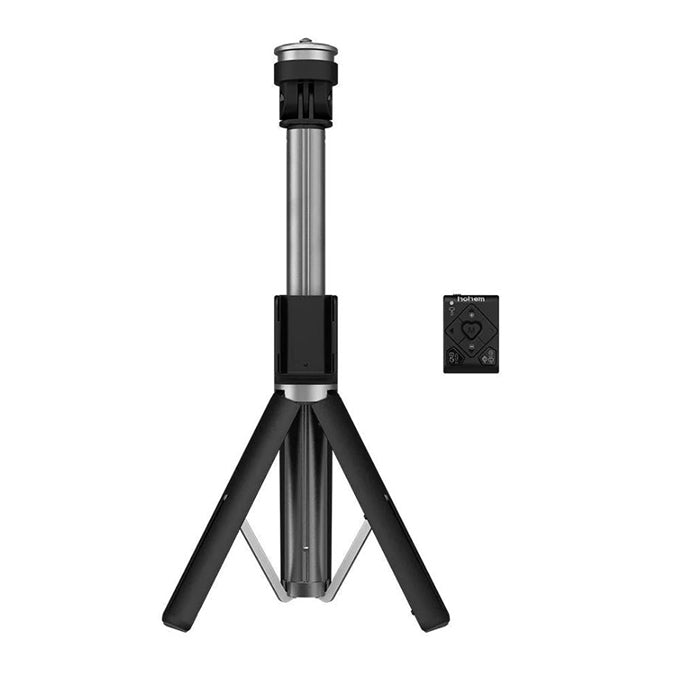 Hohem 3-in-1 Extendable Selfie Stick Tripod Kit with Wireless Bluetooth Remote, Compatible with Go Pro, and iSteady V2 X2 Smartphone Gimbal | RS01-A