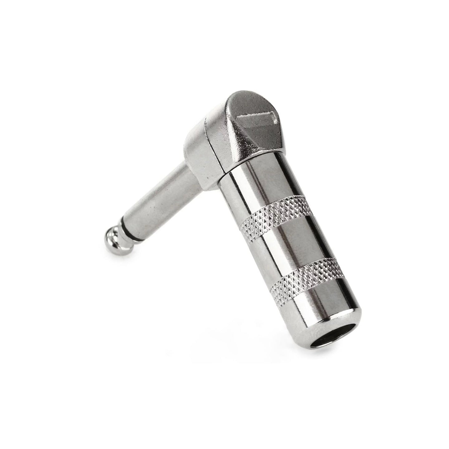 Hosa 1/4-Inch Stereo Right Angle TS/TRS Audio Cable Mount Connector for Instrument Cable and Speaker Wire