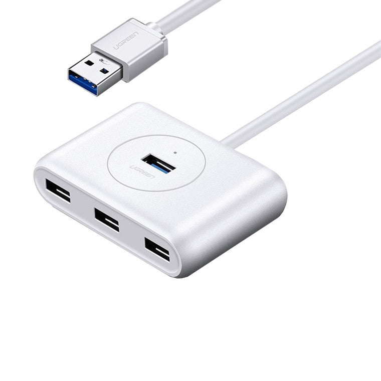 UGREEN 4-in-1 USB 3.0 Port Hub 5Gbps Data Transfer Adapter for PC, Laptop, External Hard Drive, Flash Drives, Keyboard - 0.5 Meter | 20290