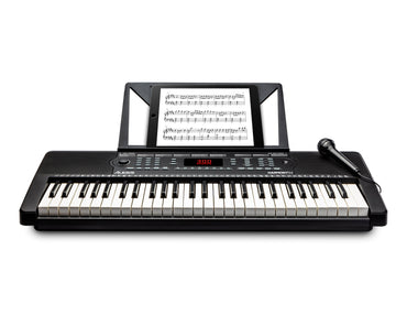 Alesis Harmony 54 Electronic Digital 54 Key Keyboard with Synth Action Built-In Speakers 3.5mm Audio Input / Output and 300 Sound Presets (Microphone Included)