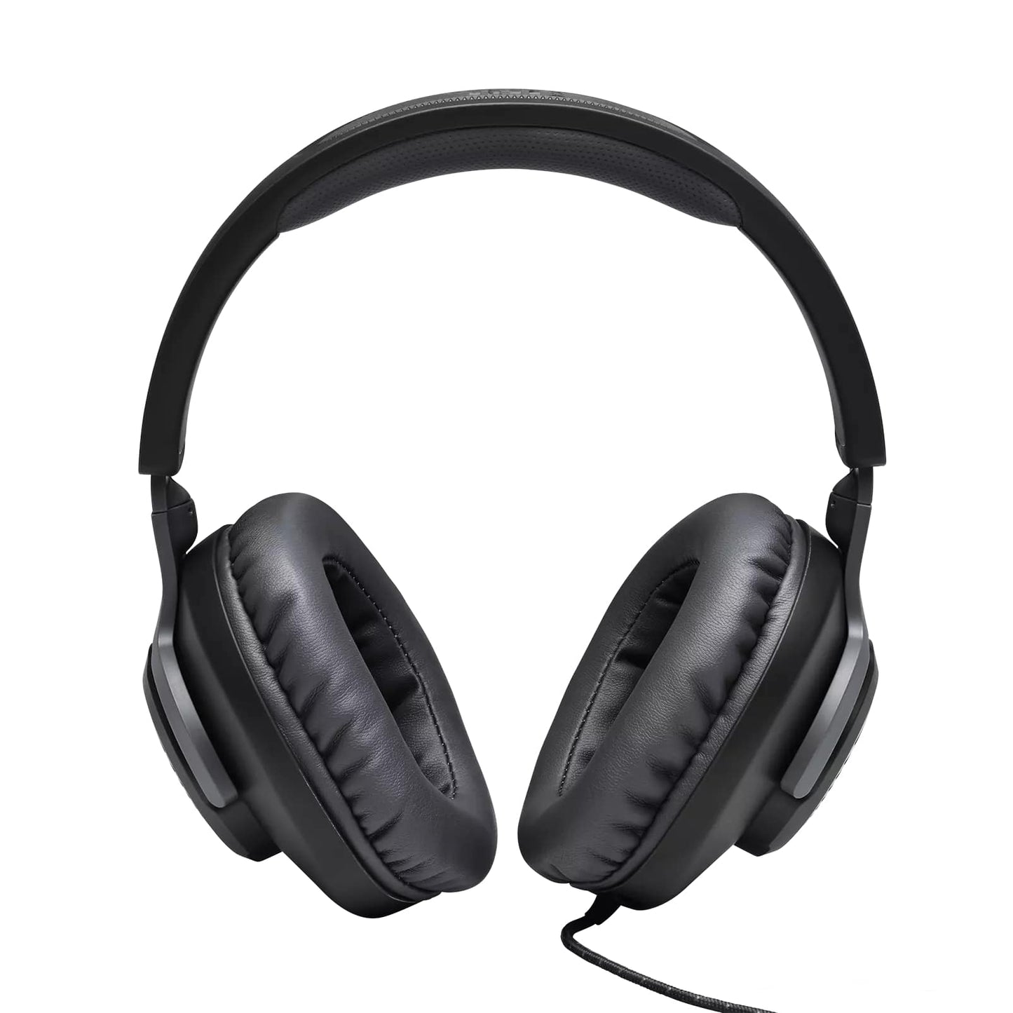JBL Quantum 100 Over-Ear Wired Gaming Headset with Detachable Microphone, Windows Sonic Spatial Sound Support, and Memory Foam Padded Earpads for PC, Mobile, and Consoles (Black)