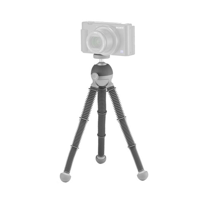 JOBY PodZilla Flexible Tripod Kit GripTight with 360 Degree Ballhead for Vlogging Smartphones and Compact Mirrorless Cameras (Gray, Teal Blue, Yellow) | 1732, 1759, 1770