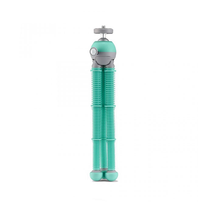 JOBY PodZilla Flexible Tripod Kit GripTight with 360 Degree Ballhead for Vlogging Smartphones and Compact Mirrorless Cameras (Gray, Teal Blue, Yellow) | 1732, 1759, 1770