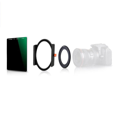 K&F Concept SN25T1 100mm Square Filter Kit ND1000 with 8 Lens Adapter Rings and Metal Holder for DSLR and Mirrorless Cameras | SKU-1813