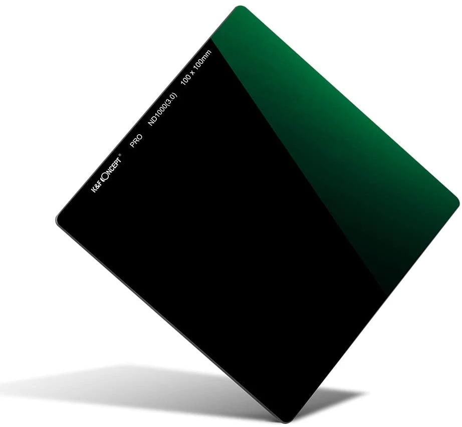 K&F Concept SN25T1 100mm Square Filter Kit ND1000 with 8 Lens Adapter Rings and Metal Holder for DSLR and Mirrorless Cameras | SKU-1813