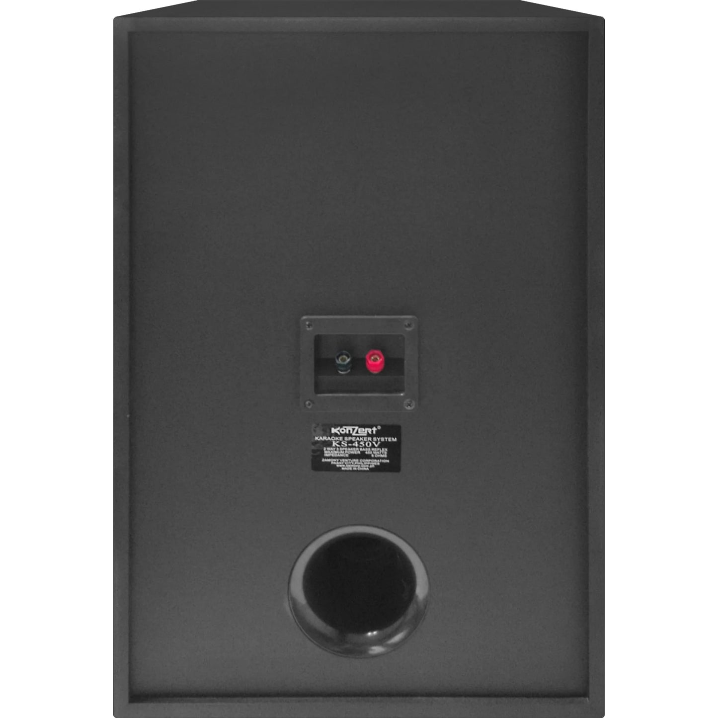 Konzert TodoOke KCS-412 6000W 12" 2-Way Woofer Mini Component Karaoke Speaker System (SET) with 2 Channel Output, Bluetooth, 2 UHF Wireless Mic / USB / SD Card Slot and FM Radio Tuner with RCA and 4 Mic Input and Remote Control