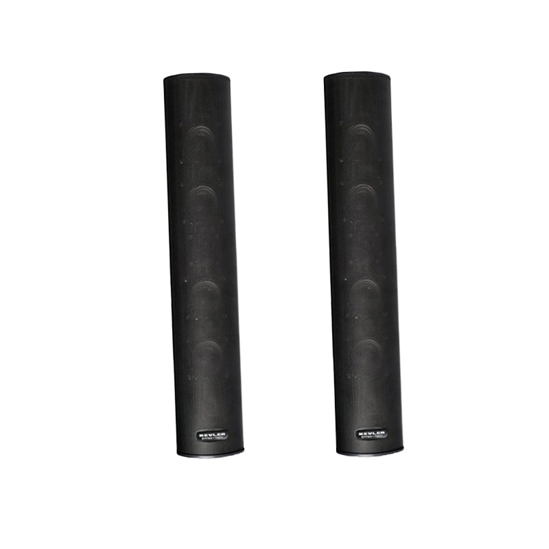 KEVLER CLM-301T 2-Way Bass Reflex Passive Waterproof Wall Mount Speaker (PAIR) with 100V Multi TAP Function and Bracket for Large Rooms and Outdoor Use (Black) CLM-301TB