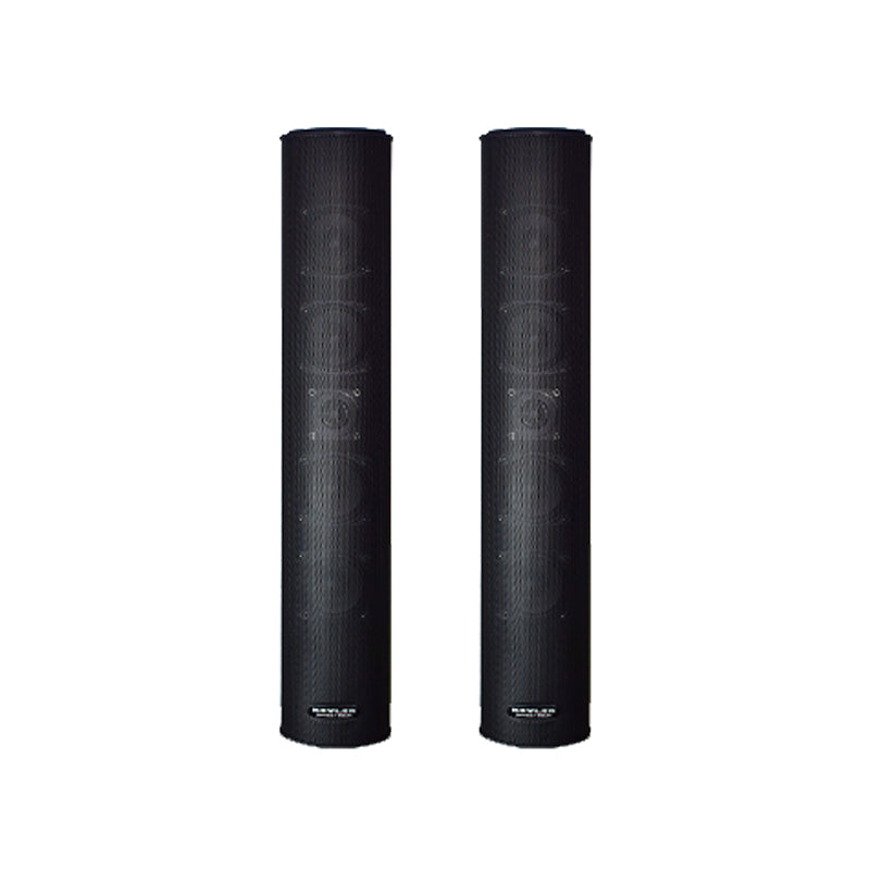 KEVLER CLM-301T 2-Way Bass Reflex Passive Waterproof Wall Mount Speaker (PAIR) with 100V Multi TAP Function and Bracket for Large Rooms and Outdoor Use (Black) CLM-301TB