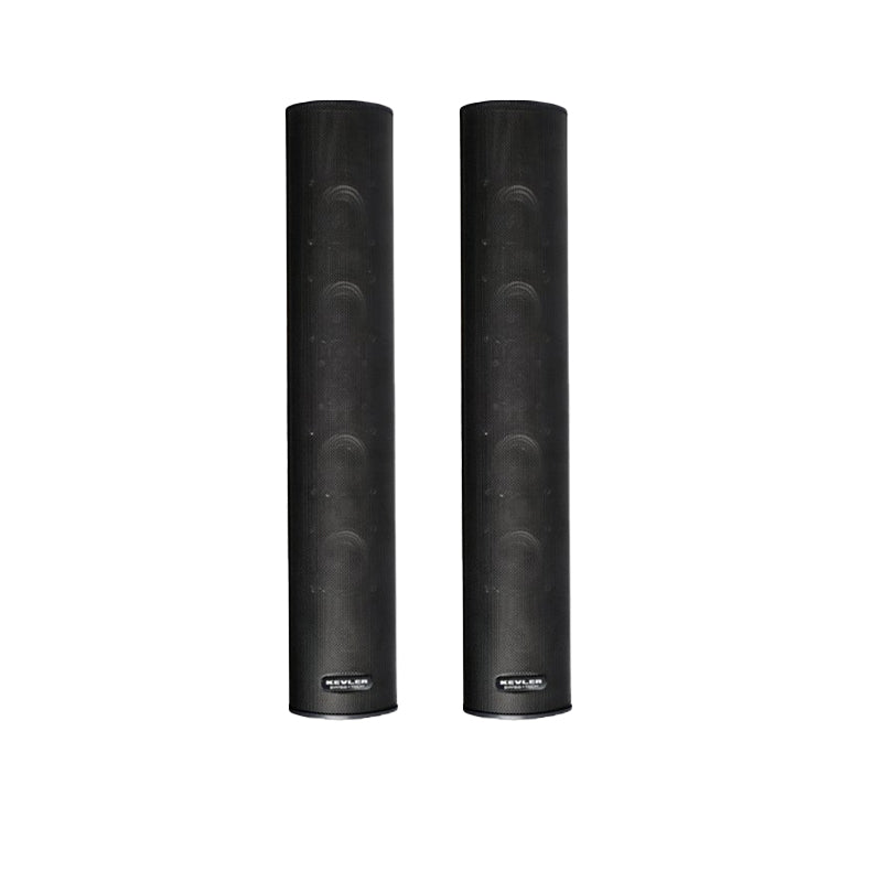 KEVLER CLM-301T 2-Way Bass Reflex Passive Waterproof Wall Mount Speaker (PAIR) with 100V Multi TAP Function and Bracket for Large Rooms and Outdoor Use (Black) CLM-301TB