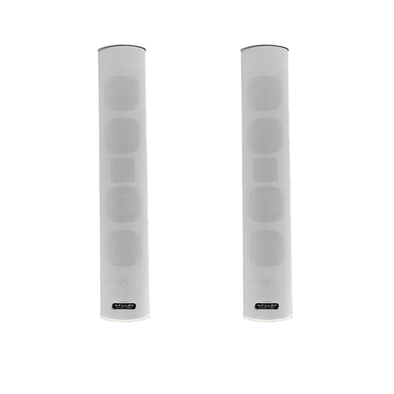 KEVLER CLM-301T 2-Way Bass Reflex Passive Waterproof Wall Mount Speaker (PAIR) with 100V Multi TAP Function and Bracket for Large Rooms and Outdoor Use (Black) CLM-301TB