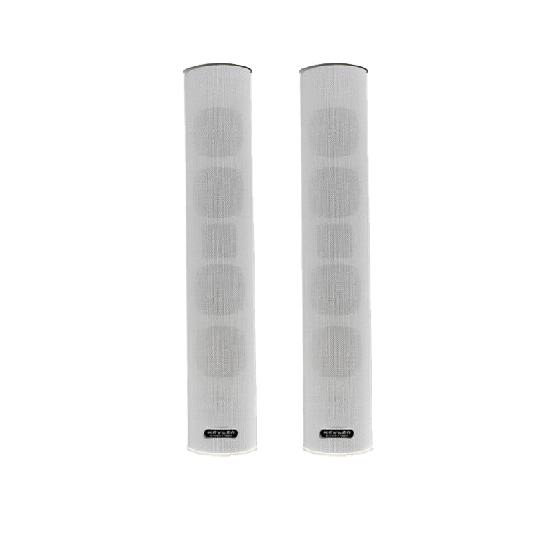 KEVLER CLM-301T 2-Way Bass Reflex Passive Waterproof Wall Mount Speaker (PAIR) with 100V Multi TAP Function and Bracket for Large Rooms and Outdoor Use (Black) CLM-301TB