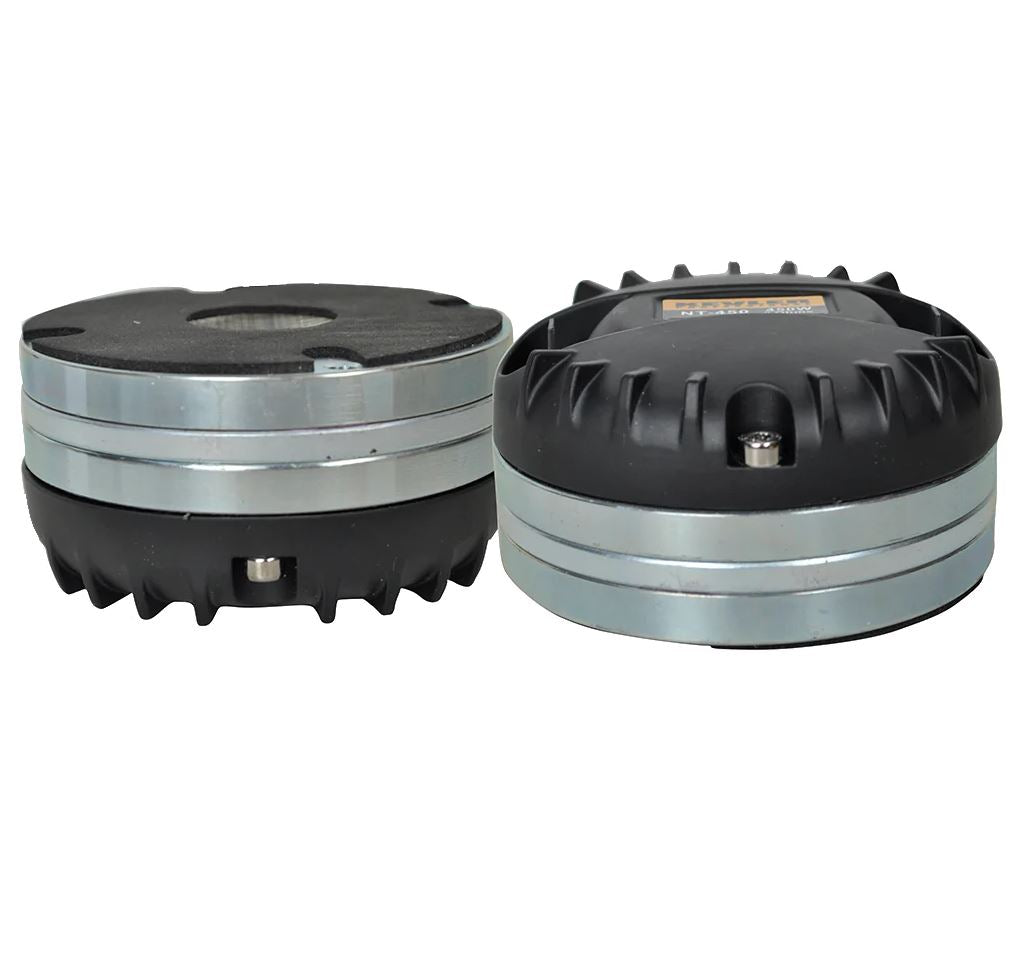 KEVLER NT-650 650W Titanium Dome Neodymium Compression Driver with 65mm Voice Coil and 1.5" Exit Throat for Speaker Output Feedback Reduction