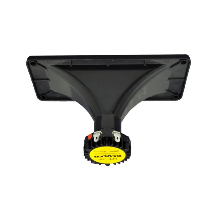 KEVLER NT-38 200W Phenolic Dome Neodymium Compression Driver with 3" x 8" Horn, 25mm Voice Coil, 8 Ohms Impedance and 1" Exit Throat for Speakers