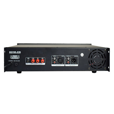 KEVLER PA-500X 450W PA Power Amplifier with LED Indicators, XLR / RCA Line Input and Output, Gain and Volume Control