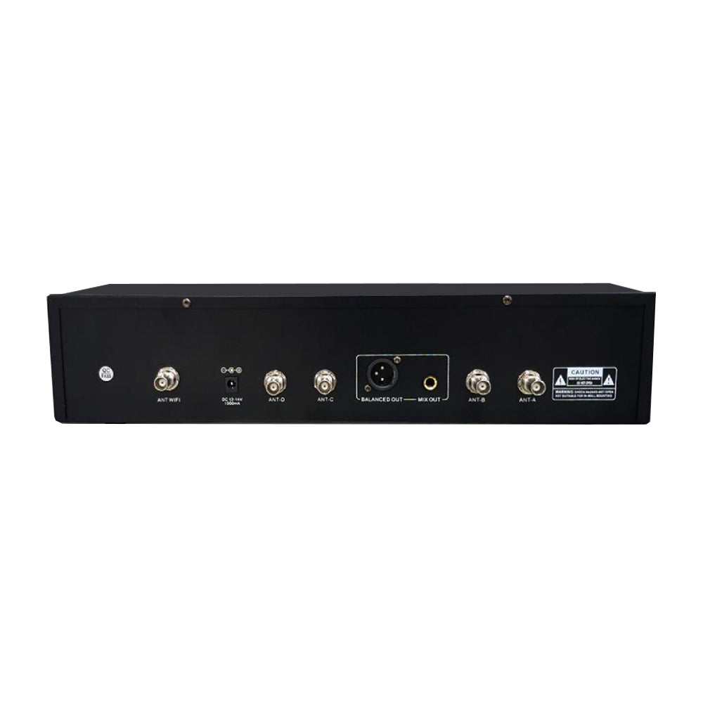 KEVLER TCM-1000V Wireless Conference System Main Unit with Bluetooth, Built-in 16 Channel WIFI Frequencies, Record & Play Function, FIFO Mode, 50-Meters Max Distance, XLR & PL Output