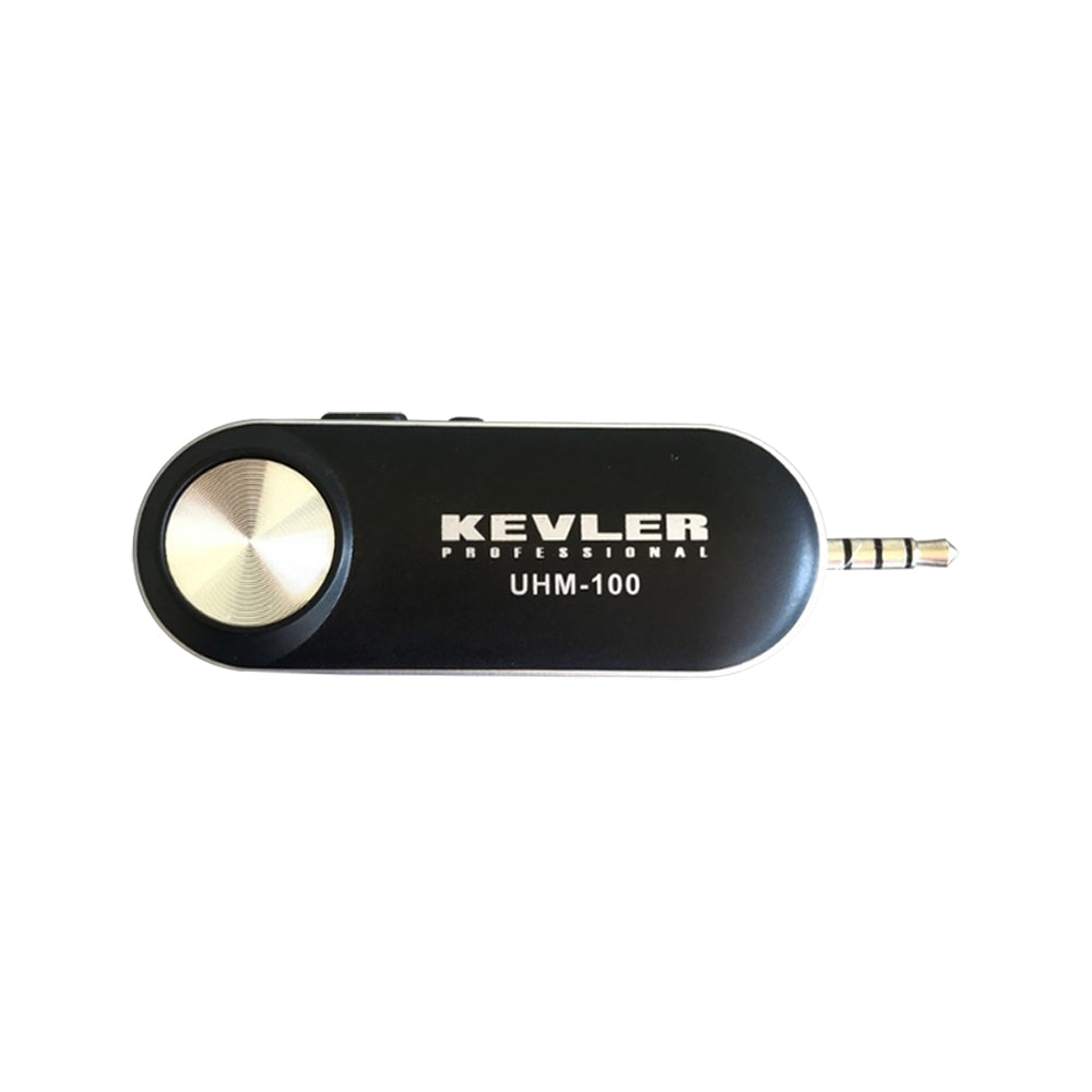 KEVLER UHM-100 UHF Wireless 400mAh Rechargeable Headset Lapel Instrument Microphone with Receiver, 50Hz-15KHz Frequency Response and 20 Selectable Frequency