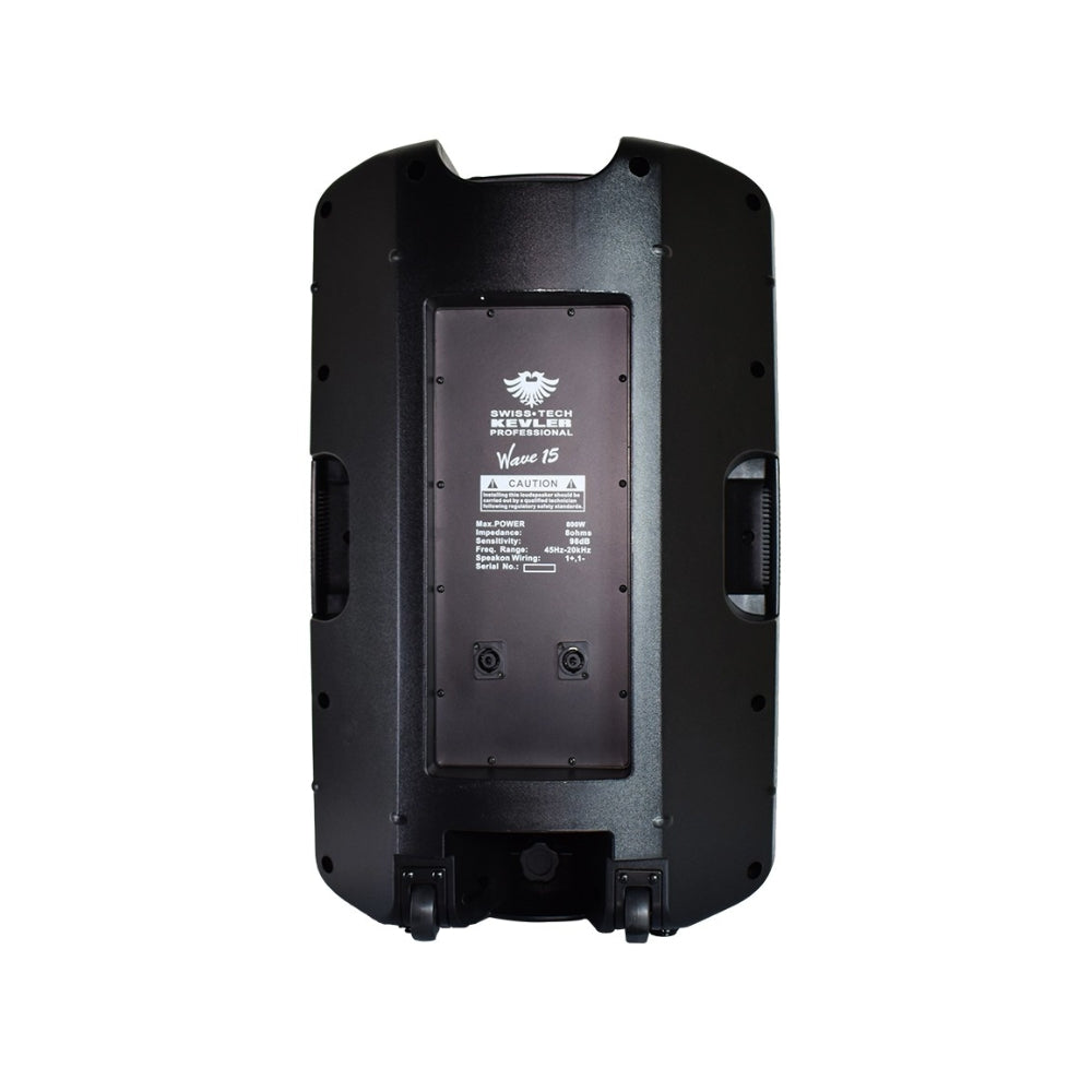 KEVLER 2-Way 500W / 800W Full Range Passive Speaker System with 45Hz-20Khz Frequency Response, 97dB/98dB Sensitivity Level, Max 8 Ohms Impedance (12", 15" Available) | WAVE-12, WAVE-15
