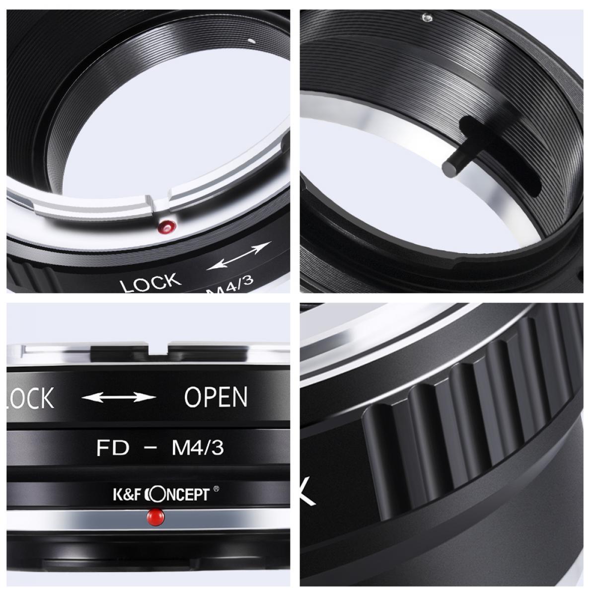 K&F Concept Canon FD Lenses to M43 MFT Lens Mount Adapter (FD - M4/3)