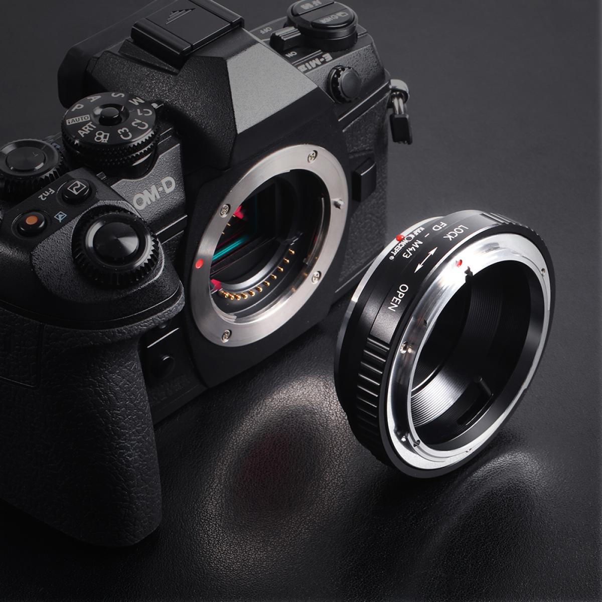 K&F Concept Canon FD Lenses to M43 MFT Lens Mount Adapter (FD - M4/3)
