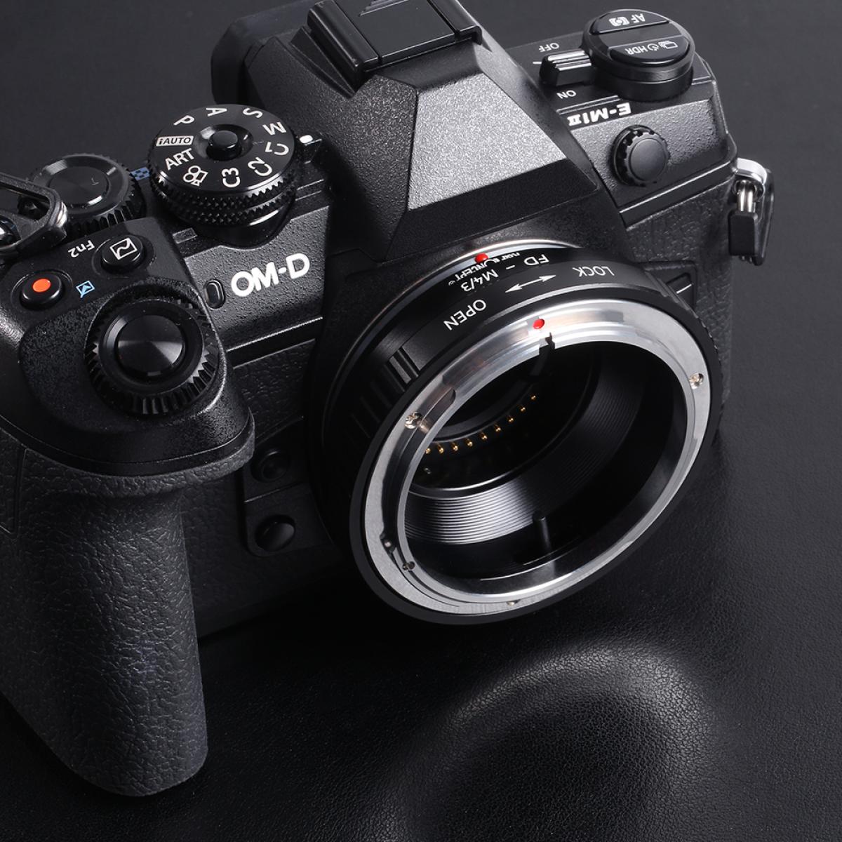 K&F Concept Canon FD Lenses to M43 MFT Lens Mount Adapter (FD - M4/3)