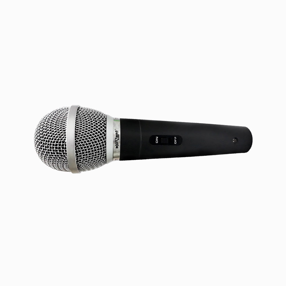 Konzert KPM-22 Dynamic Capsule Cardioid High Performance Wired Microphone with 4-Meter PL Jack Cable with Max Sound Efficiency and Uniform Frequency Response