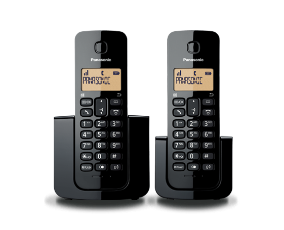 PANASONIC KX-TGB112 Wireless Telephone Digital Cordless Phone with Multiple Name and Number Phonebook and Multiple Redial Numbers 2 Handsets