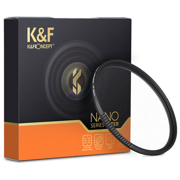 K&F Concept Black Mist 1/8 Density Nano-X Series Black Diffusion Lens Filter with Special Effects and Ultra Clear Multi-layer Coating (Available in 37mm, 40.5mm, 43mm, 46mm, 49mm, 52mm, 55mm, 58mm, 62mm, 67mm, 72mm, 77mm and 82mm)