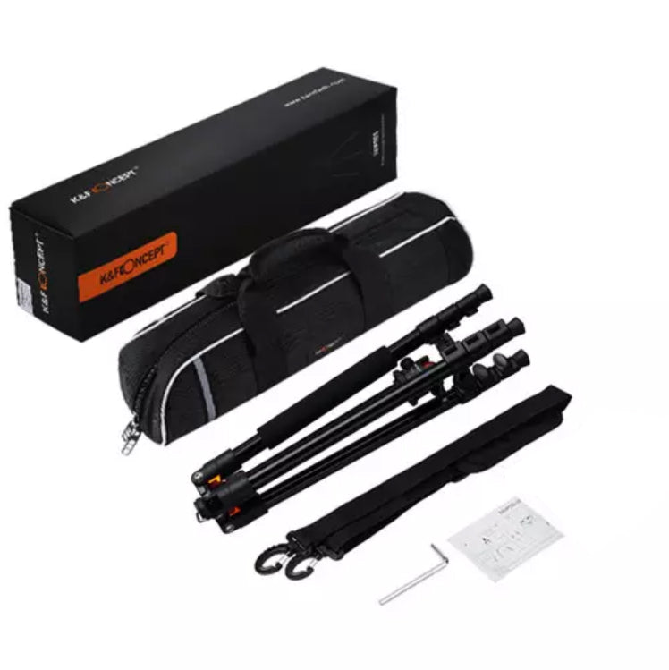 K&F Concept SA234 Aluminum Alloy Lightweight DSLR Mirrorless Camera Tripod with Ball Head
