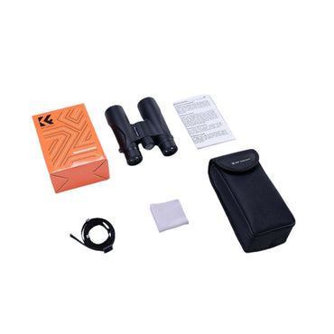 K&F Concept 12x32 BAK4 Prism Wide Angle HD Binoculars IP65 Waterproof, 252Ft Max Range with FMC Lens, 32mm Large View Eyepiece for Outdoor Travel, Camping and Bird Watching | KF33-071