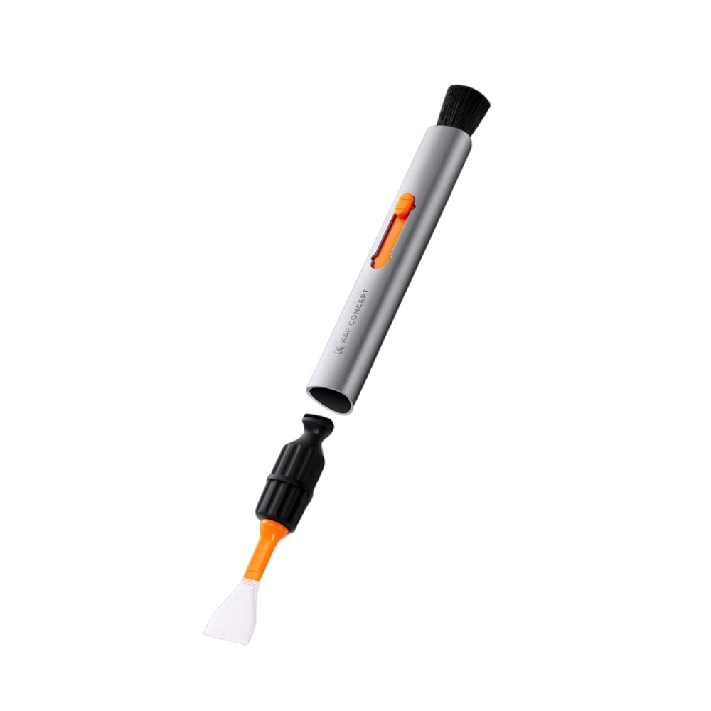 K&F Concept Interchangeable Camera Cleaning Pen Kit with Silicone Head & Sensor Cleaning Swab for APS-C / Full Frame Cameras | SKU-1899, SKU-1900