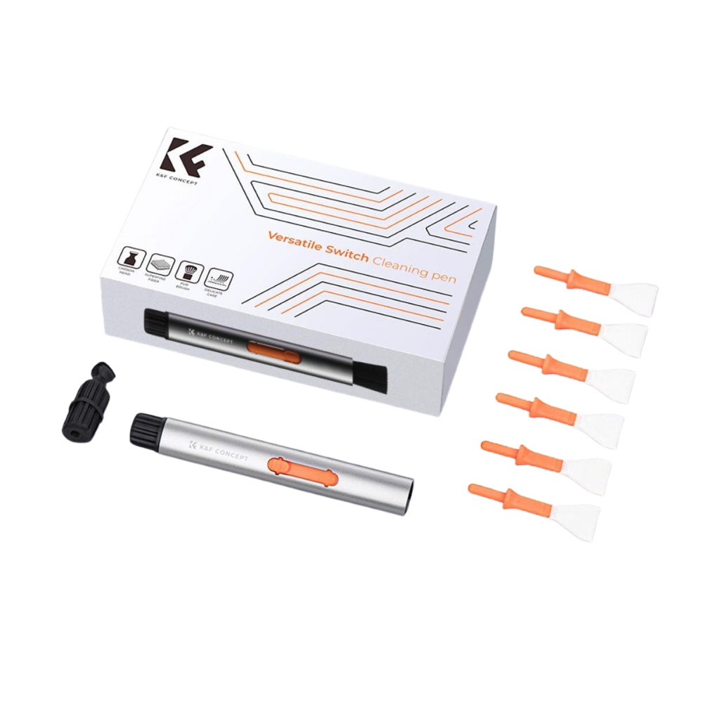 K&F Concept Interchangeable Camera Cleaning Pen Kit with Silicone Head & Sensor Cleaning Swab for APS-C / Full Frame Cameras | SKU-1899, SKU-1900