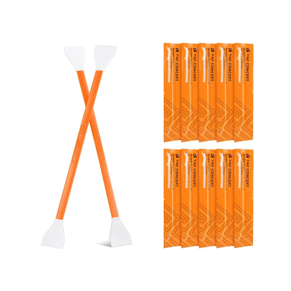 K&F Concept 10-Piece Dual-Head Cleaning Cloth Stick Set for APS-C Cameras (16mm) | SKU-1962