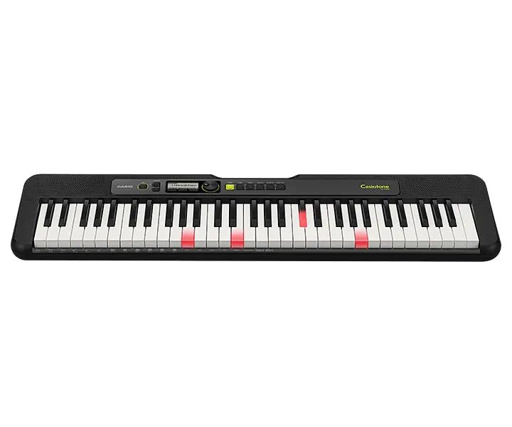 Casio LK-S250-FA 61 Keys Slim Lighting Digital Piano Keyboard with Adapter, Chordana Play App Support, Tones, Rhythms, and Auto-Accompaniment (Black)