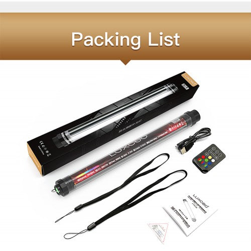 Luxceo P7RGB Pro Bluetooth Waterproof Video Light with 8 Lighting Modes and App Intelligent Control