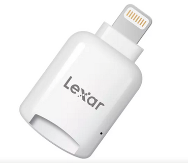 Lexar LRWMLBAP MicroSD Memory Card Reader with Lightning Connector for iOS Devices