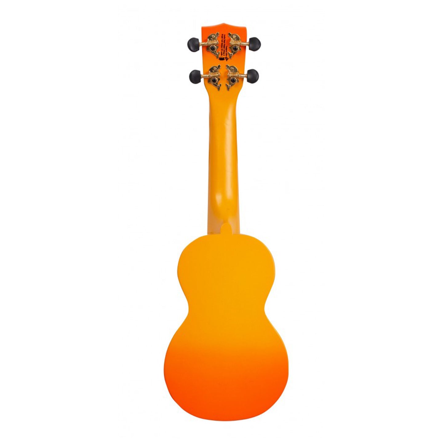 Mahalo Hawaii Series Soprano Acoustic Ukulele 4 String Guitar with 12 Frets, NuBone XB Bridge Saddles Cute Tropical Beach (Green, Orange)