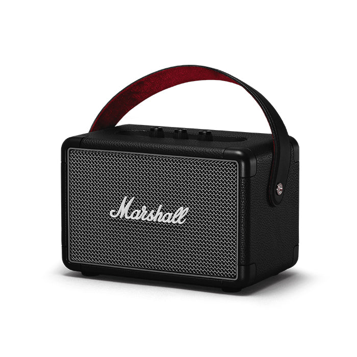 Marshall Kilburn II Portable Bluetooth Speaker BT 5.0 IPX2 Water Resistant with aptX Compatibility, 20Hours Playtime and Iconic Classic Amp Design (Black, Brass)