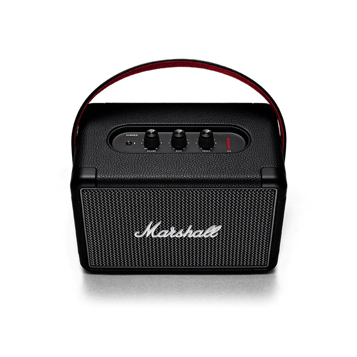 Marshall Kilburn II Portable Bluetooth Speaker BT 5.0 IPX2 Water Resistant with aptX Compatibility, 20Hours Playtime and Iconic Classic Amp Design (Black, Brass)