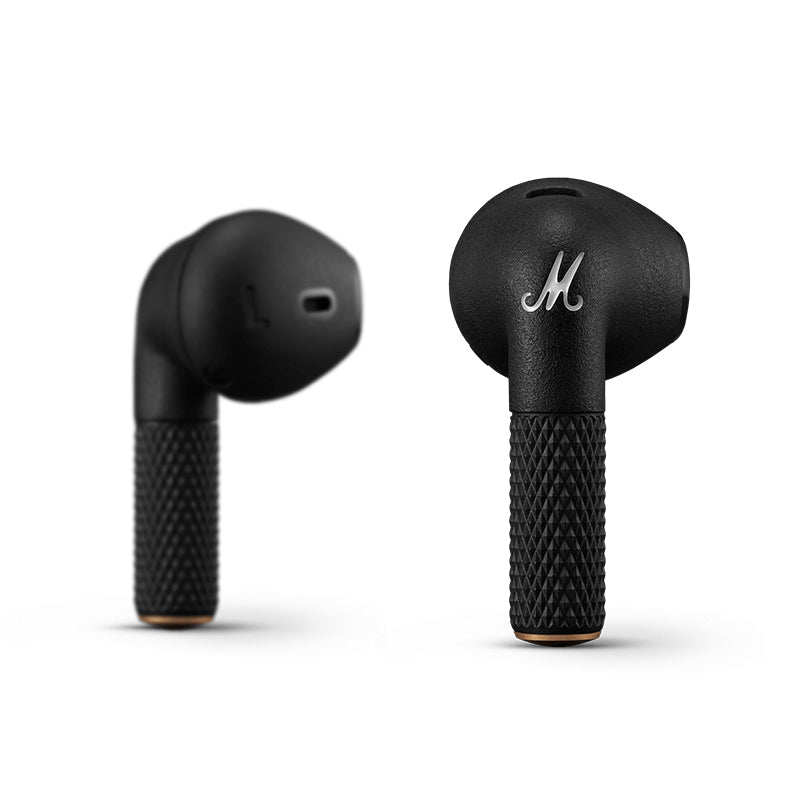 Marshall Minor III Bluetooth 5.2 Earbuds with Wireless Charging, 25hrs Playback Time and Iconic Brand Design