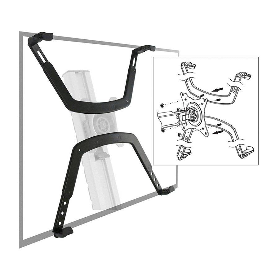 NB North Bayou FP-1 17"- 27" with 6.5Kg Max Payload Monitor Mount Adapter Kit for NON-VESA for LED and LCD TV Television