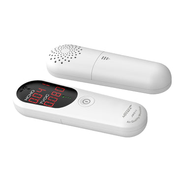 Noyafa JMS11 Digital Air Quality Tester TVOC HCHO Detector Meter Portable Sensor with Sound Alarm, LCD Display Monitor