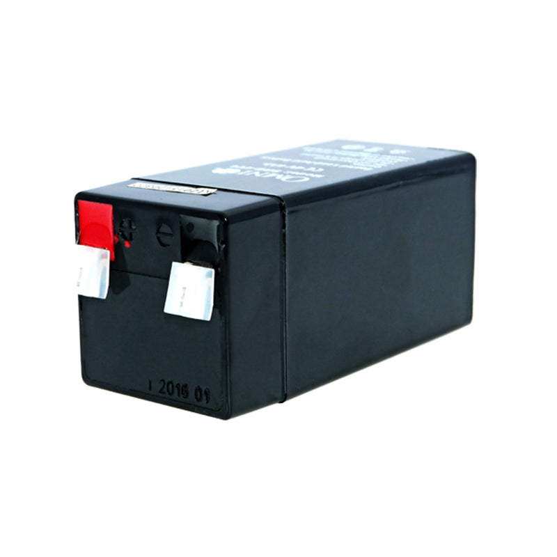 OMNI 4V 4Ah Rechargeable Sealed Lead Acid Battery with Heat & High Impact Resistance | SRV-4V4