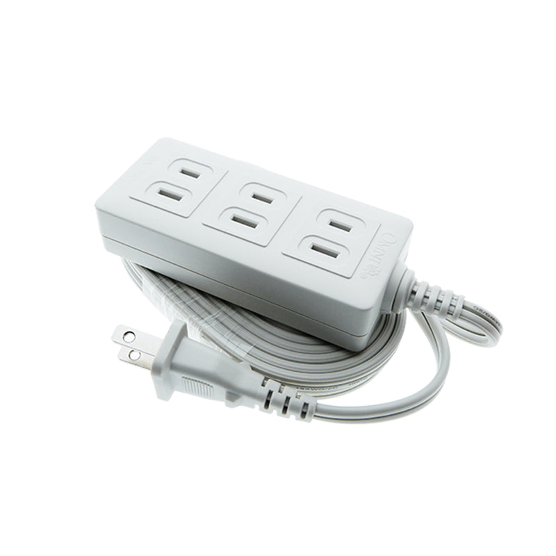 OMNI ECO 4m Extension Cord 15A 220V with 3-Gang Outlet Socket for Electronics and Appliances | WEE-003-PK