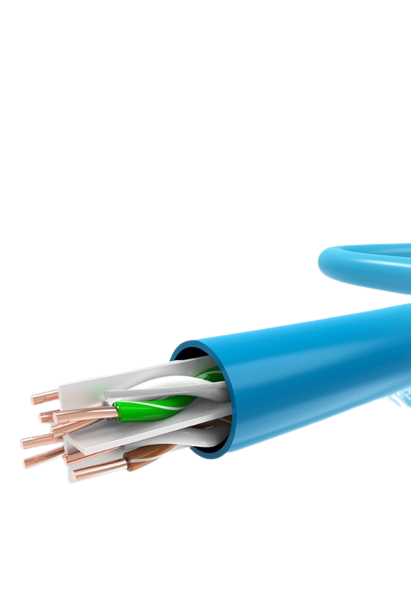 Vention CAT6 305M Roll Ethernet Cable UTP High Speed Lan Cable Cord for Internet Router PC Modem (IHB) Blue