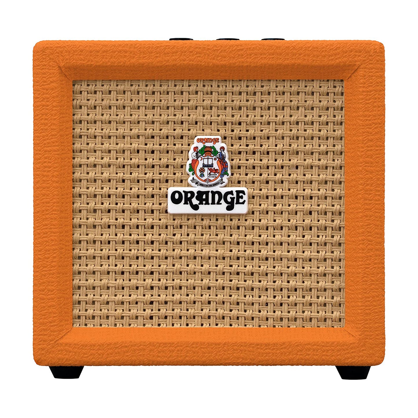 Orange Amps Crush Mini 3 Watt Guitar Combo Amplifier with Built-in Tuner, Headphone and Speaker Output (Black, Orange)