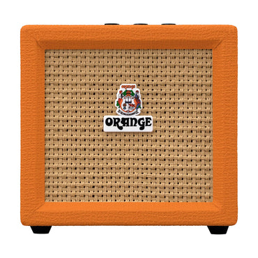 Orange Amps Crush Mini 3 Watt Guitar Combo Amplifier with Built-in Tuner, Headphone and Speaker Output (Black, Orange)