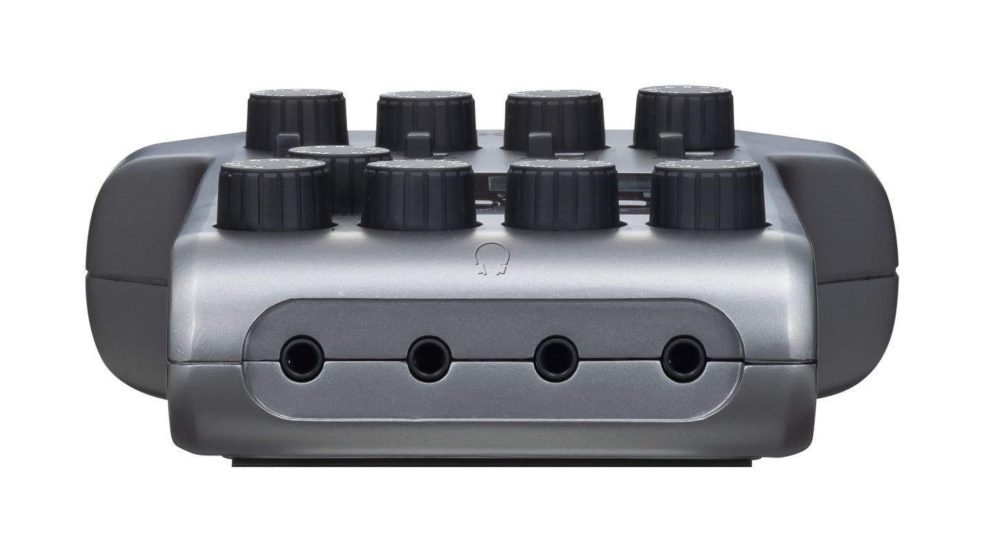 Zoom Podtrak P4 Podcast Voice Recorder with Customizable Sound Pads for Podcast and Remote Interviews